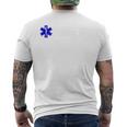 パラメディック ユニフォーム コスチューム Tar Of Life Emt Ems 救急車 メンズTシャツ バックプリント