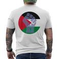 パレスチナ製フリーパレスチナスタンド メンズTシャツ バックプリント