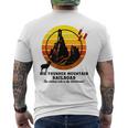 ビッグサンダーマウンテン鉄道、ワイルドトレインライド、西 メンズTシャツ バックプリント