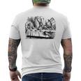 ビッグテキサス 不思議の国のアリス マッドハッターズ ティーパーティーtシャツ メンズTシャツ バックプリント