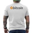 ビットコインbtcコイン暗号トレーダーBitcoinフューチャーフリーダムギフト メンズTシャツ バックプリント