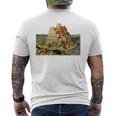 ピーテル・ブリューゲルによるバベルの塔 1563 長袖tシャツ メンズTシャツ バックプリント