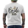 ブライダルシャワー フューチャー Mrs Wedding 2025 Bride メンズTシャツ バックプリント