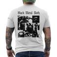 ブラックメタル ナマケモノ 笑える 邪悪 フェス バンド コンサート Metalloth Music メンズTシャツ バックプリント