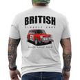 ブリティッシュクラシックスポーツカーズ 有名なラリーミニ メンズTシャツ バックプリント