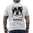ブルドッグ メンズTシャツ バックプリント