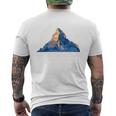 マッターホルン山 ツェルマット ハイキング スイス ギフト 長袖tシャツ メンズTシャツ バックプリント