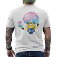 ミニオン Water Colorcotton Candytuart メンズTシャツ バックプリント