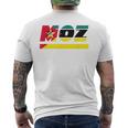 モザンビークデザイン。国旗付きモザンビーク衣装 Moz メンズTシャツ バックプリント