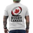 ラグビー カナダ ファン メープルリーフ スポーツ メンズ カナダ国旗 レディース メンズTシャツ バックプリント