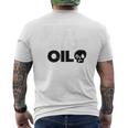 レトロ Justtop Oilave The Earth Meme メンズTシャツ バックプリント