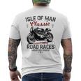 レトロマン島ttレースヴィンテージバイクレース 長袖tシャツ メンズTシャツ バックプリント