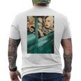 レンピカセルフポートレートの絵画autoportrait タマラ・ド・レンピッカ 長袖tシャツ メンズTシャツ バックプリント