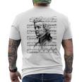 ヴォルフガング・アマデウス・モーツァルト 作曲家 ピアニスト モーツァルト 楽譜 メンズTシャツ バックプリント