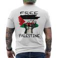 無料のパレスチナ服 メンズTシャツ バックプリント