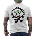 猫フェリックス キティ ゴーラッキー メンズTシャツ バックプリント