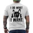 私がしたいことをする フレンチブルドッグ フレンチドッグ 犬 飼い主 犬 ギフト メンズTシャツ バックプリント