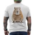 豚 ペット げっ歯類 動物愛好家 ギフト メンズTシャツ バックプリント
