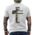 迷彩 スペイン語 聖書 一節 クリスティアーノerso メンズTシャツ バックプリント