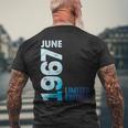 1967年6月、1967年レトロ、1967年ヴィンテージ限定版、1967年。 メンズTシャツ バックプリント 高齢者への贈り物