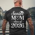2026年のシニアママクラスシニアママ2026面白い メンズTシャツ バックプリント 高齢者への贈り物