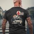40系 クルーザー マウンテン オフロード 4輪駆動 四駆 Fj メンズTシャツ バックプリント 高齢者への贈り物