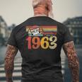 60 年代の誕生日パーティー パーティー 62 歳の誕生日ヴィンテージ 1963 メンズTシャツ バックプリント 高齢者への贈り物