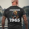 60 歳の誕生日 メンズ オリジナル ヴィンテージ 1965 メンズTシャツ バックプリント 高齢者への贈り物