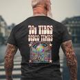 70Sibes Disco Times 揺れる70年代スタイル ディスコダンスクラブ メンズTシャツ バックプリント 高齢者への贈り物