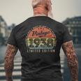 87歳のヴィンテージ 1938年限定版 87歳の誕生日 メンズTシャツ バックプリント 高齢者への贈り物