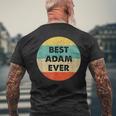 Adam Name T-shirt imprimé au dos Cadeaux pour les vieillards