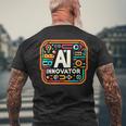 Ai Innovator メンズTシャツ バックプリント 高齢者への贈り物