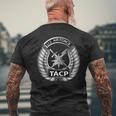 Air Force Tactical Air Control Party Tacp バッジ メンズTシャツ バックプリント 高齢者への贈り物