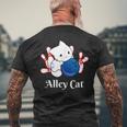 Alley Cat ボーリングtシャツ メンズTシャツ バックプリント 高齢者への贈り物