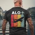 Alo ウォータールー空港 メンズTシャツ バックプリント 高齢者への贈り物