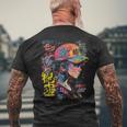 Anime Manga Motivo Colorido Arte Anime Camiseta Hombre Estampado Espalda Regalos para ancianos