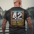 Anniversaire 42 Ans Cadeau Homme 42 Ans Anniversaire T-shirt imprimé au dos Cadeaux pour les vieillards