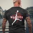 Apoyo Aficionado Baloncesto Manresa Cataluña Basketball Camiseta Hombre Estampado Espalda Regalos para ancianos