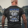Autista Di Carro Attrezzi Papà Carro Attrezzi Padre T-shirt da uomo con stampa posteriore Regalos para ancianos