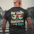 Aw Ship It's A Graduation Trip 2025 Graduation Cruise 2025 Men's T-shirt Back Print Gifts for Old Men