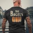 The Bagels Loveresameeed Everything ベーグルベーカー デリ メンズTシャツ バックプリント 高齢者への贈り物