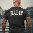 Bally India 誇り高きインドバケーションお土産 バリー メンズTシャツ バックプリント 高齢者への贈り物