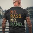 Bassist 楽器 エレキベース バンドなし メンズTシャツ バックプリント 高齢者への贈り物