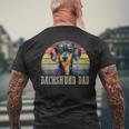 Bassotto Papà Amante Dei Cani Colorato Artistico Bassotto Proprietario T-shirt da uomo con stampa posteriore Regalos para ancianos