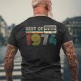 Best Of 1974 Classic Birthday 1974 Cassette Tapeintage メンズTシャツ バックプリント 高齢者への贈り物