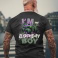 Im The Birthday Monster Truck Group Family Matching Party Men's T-shirt Back Print Gifts for Old Men