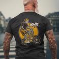 Bmx ライダーバイク 自転車 レーシング キッズ 男の子 メンズTシャツ バックプリント 高齢者への贈り物