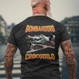 Bombardino Crocodilo イタリアンブレインロットミーム メンズTシャツ バックプリント 高齢者への贈り物