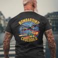 Bombardino Crocodilo Italian Brainrot メンズTシャツ バックプリント 高齢者への贈り物