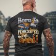 Born To Rot 強制スクロールされた面白いイタリアンブレインロットミーム メンズTシャツ バックプリント 高齢者への贈り物